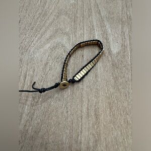 Black and gold bracelet